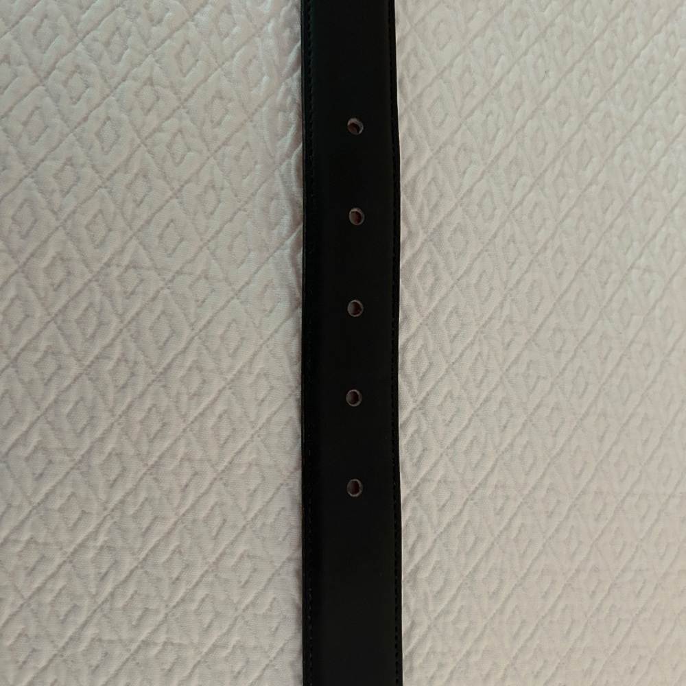 Coach Black and Tan Leather Belt 34 inches - Picture 5 of 6